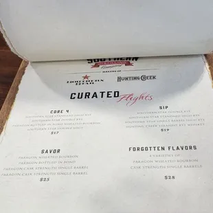 Flight/tastings