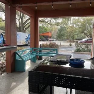 Outside patio