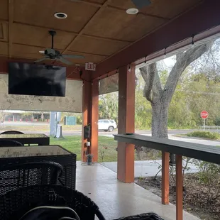 Outside patio