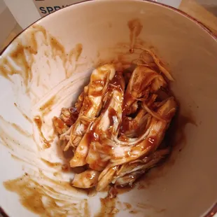 Pictures say a thousand words.  I added the bbq sauce and it still sucks.  Awful and disappointing.  Expected a lot more. Save your $15