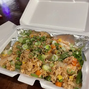 Shrimp fried rice