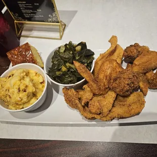 Catfish and wings