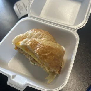 Breakfast croissant!