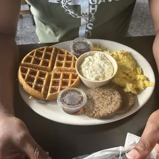 Big Breakfast Waffles