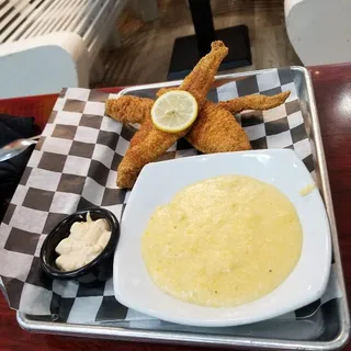 Southern Style Catfish & Grits Breakfast (No Substitutions)