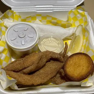 Catfish Yams &amp; Cornbread