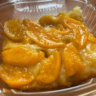 Peach cobbler