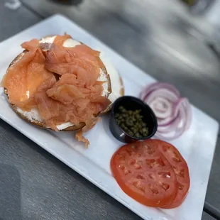 Lox bagel  amazing!