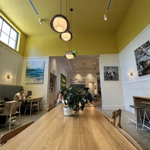 Inside, community table