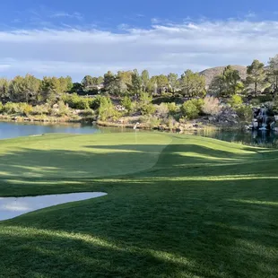 #8 Green.  Short but challenging par 3.