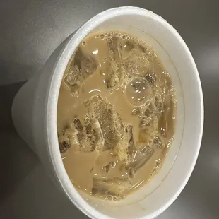 Iced caramel macchiato