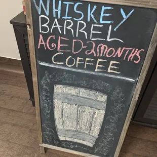 Whiskey Barrel Aged Coffee