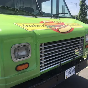 Front view of the truck