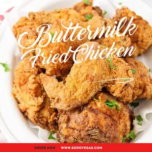 a plate of fried chicken