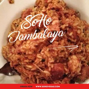 a bowl of rice and beans