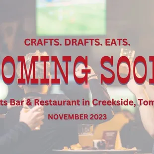 Sports bar and restaurant coming soon to Creekside Park Village, Tomball.