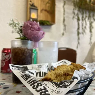 Complimentary Coconut Bread