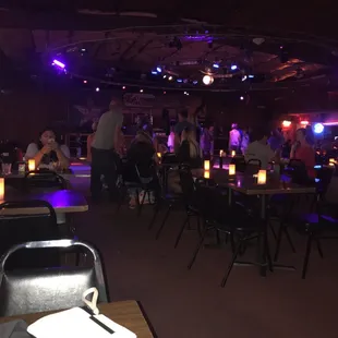 people sitting at tables