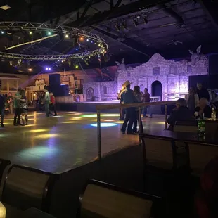 Large dance floor