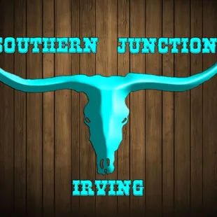 a longhorn skull on a wood background