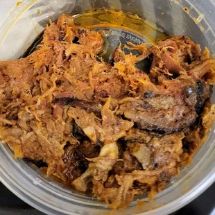 Pulled pork (already took some out)