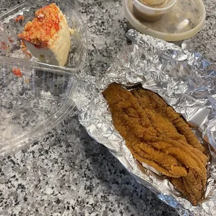 2 Pieces Fried fish