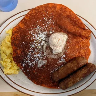 Breakfast special with swedish pancakes!