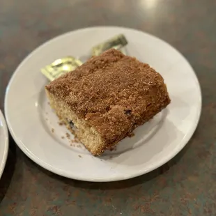 Coffee cake side