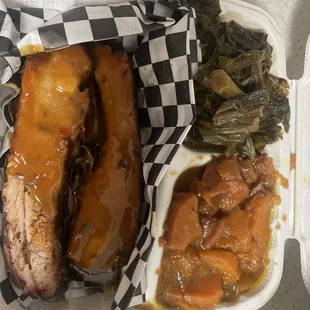 So good! 2 Rib Dinner (2Ribs two sides)