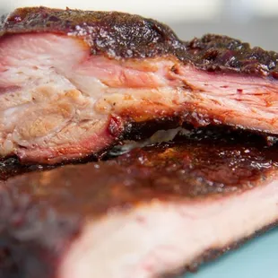 Smoke ribs of the grill