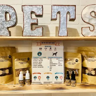Southern Leaf Hemp's pet products. We make all our own dog treats to ensure your getting  premium CBD products.