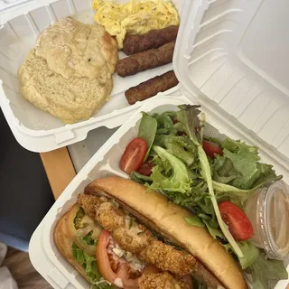 Catfish Po' Boy Sandwich