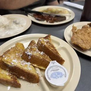 French toast with the side of tenderloin