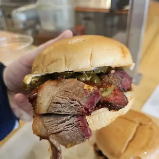 $12 Hot Texan - Phenomenal brisket sandwich