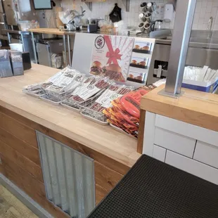 They sell homemade dried meats and retail items!
