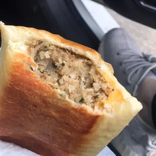 Boudin kolache (spicy)