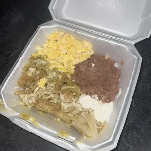 Green Salsa chilaquiles were soo good and fresh  will be coming here again. The service was quick and the ladies were very nice