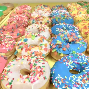 a variety of doughnuts