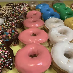 a variety of doughnuts