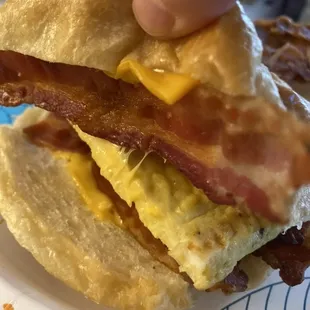 Bacon, Egg and Cheese Sandwich