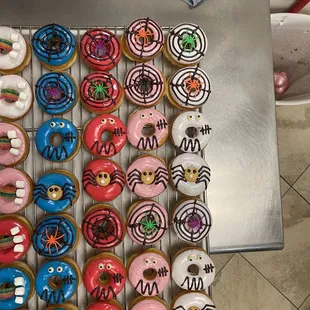 a variety of doughnuts