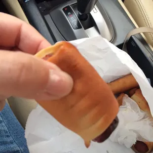 This is a kolache?? Its the size of my index finger