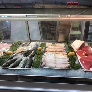 Beautiful tuna, halibut &amp; swordfish steaks!