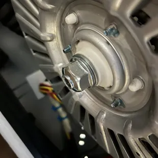 Noisy LG top load washer...loose nut.