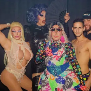 VIP area with Sharon Needles