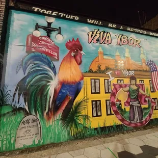 Mural in the Ybor area.