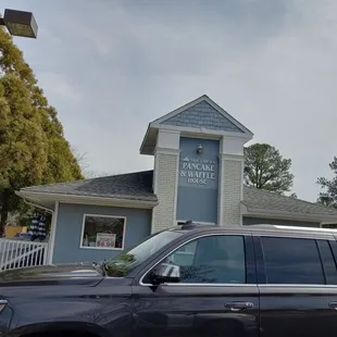 a car parked in front