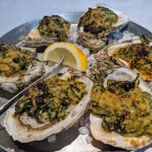 Oysters Rockefeller
