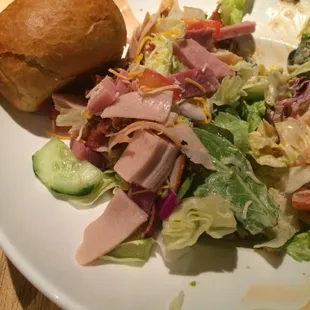Husband&apos;s chef salad looks delish!