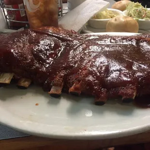 Full rack, guys! All on one plate!